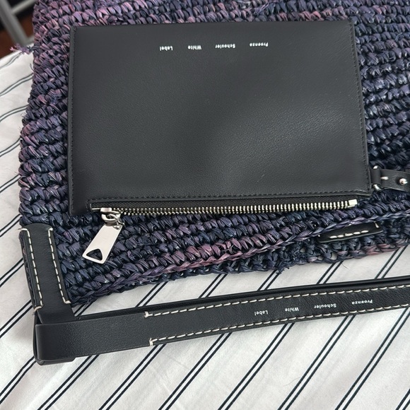 Proenza Schouler Minetta Raffia Shoulder Bag - Picture 8 of 17